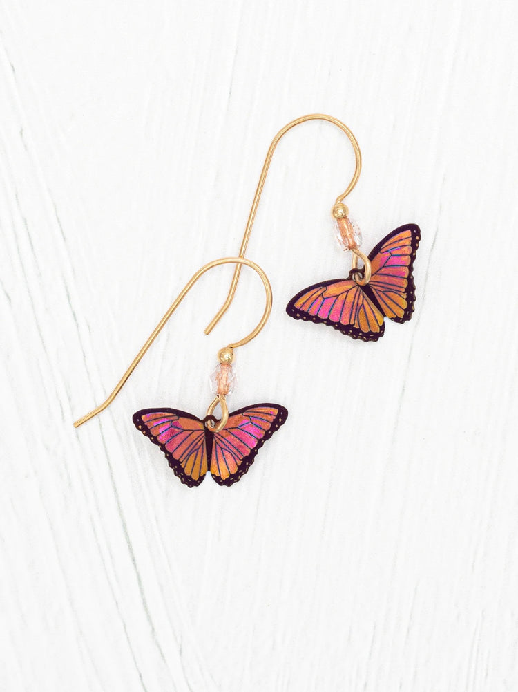 Holly Yashi Petite Bella Butterfly Hook Earrings