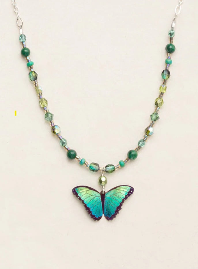 Holly Yashi Bella Butterfly Beaded Necklace
