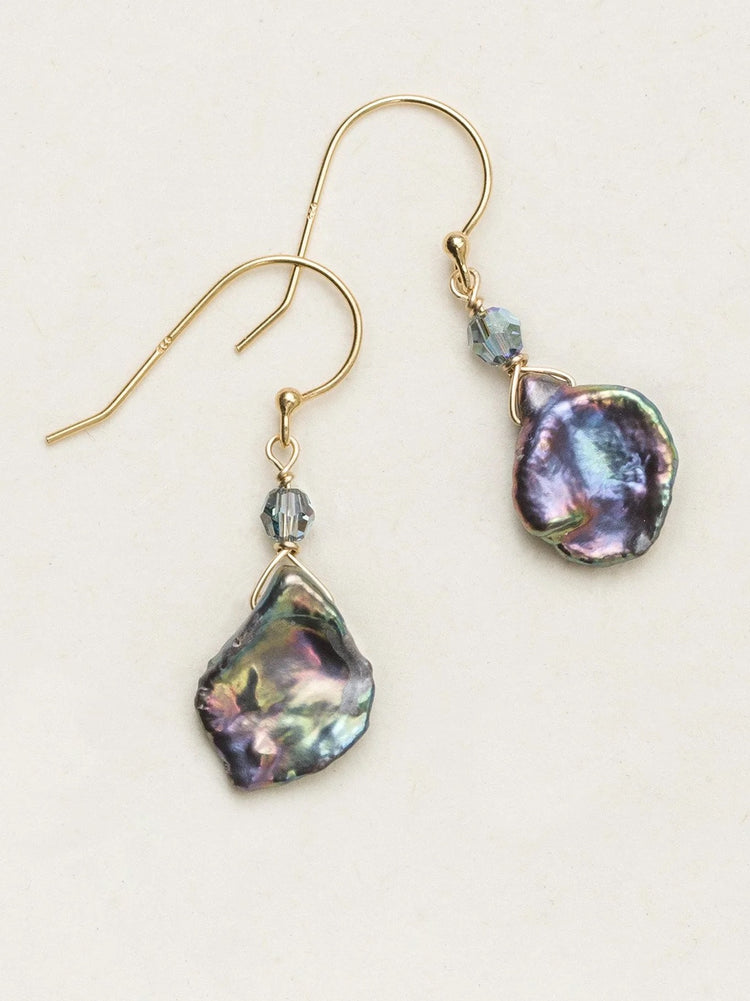 Holly Yashi Margo Earrings - Peacock/Gold