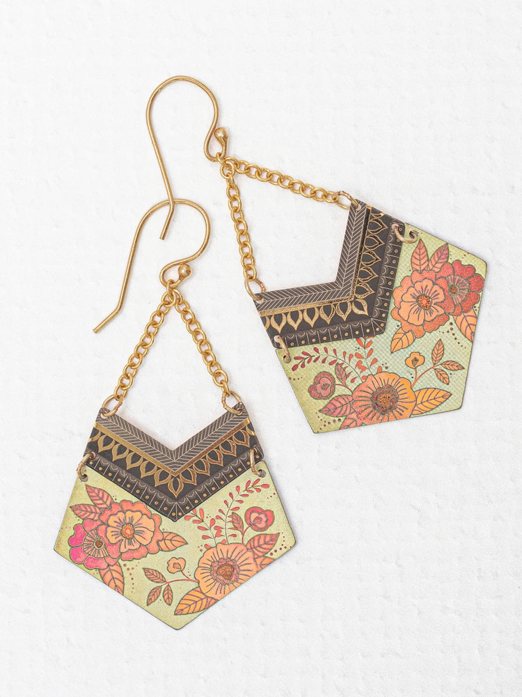 Holly Yashi Avant Garden Earrings - Sage Mist