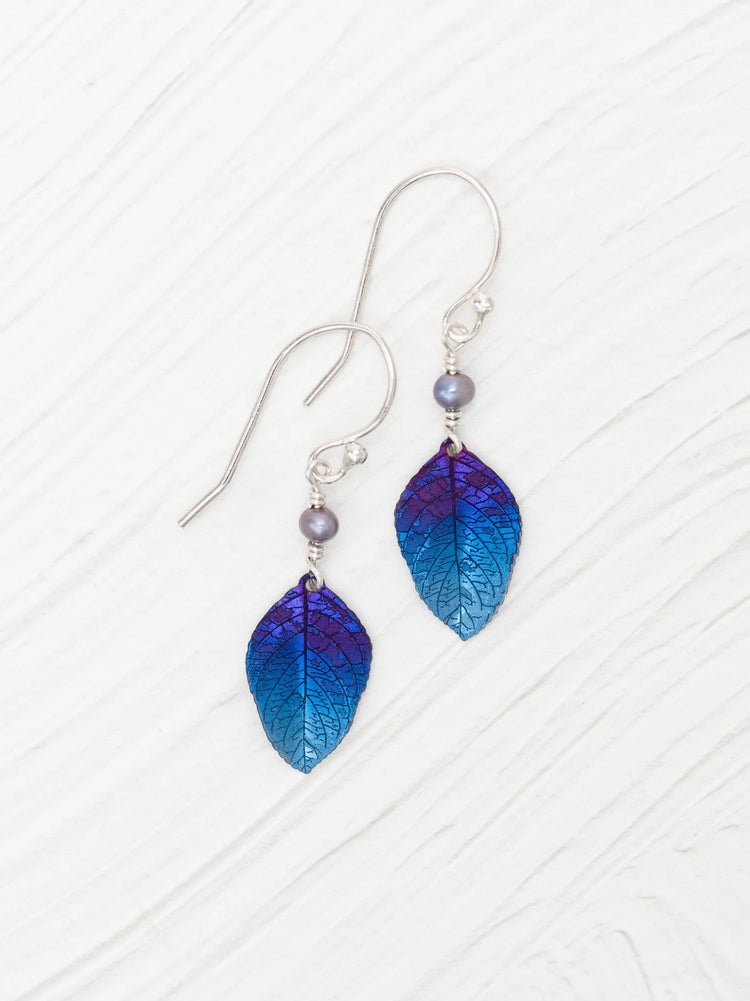 Holly Yashi Healing Leaf Earrings