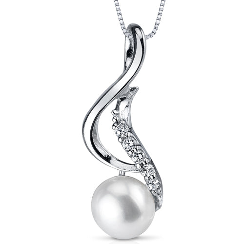 Sterling Silver Genuine Freshwater Pearl Pendant
