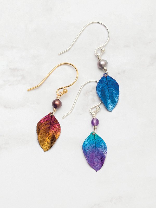 Holly Yashi Healing Leaf Earrings