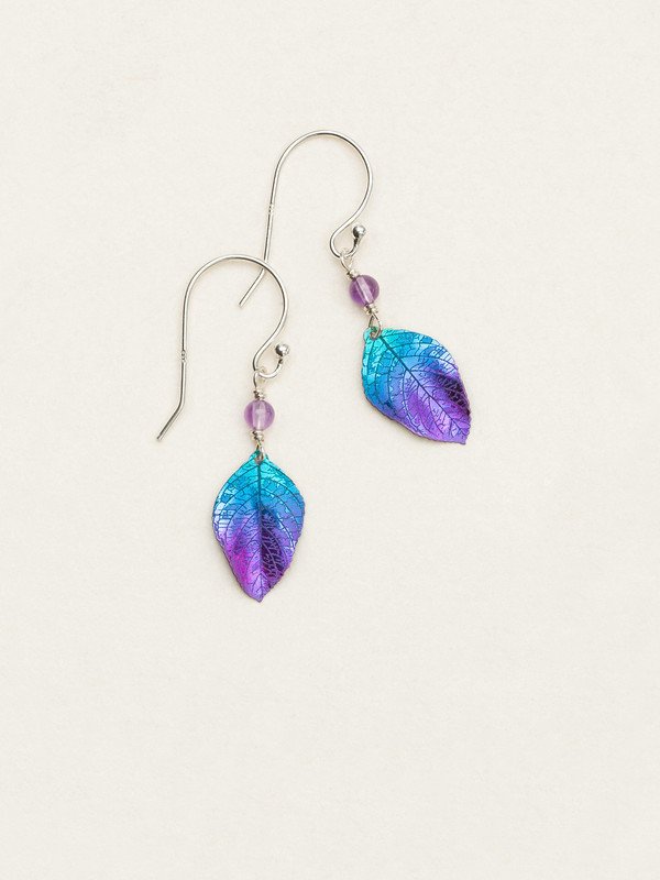 Holly Yashi Healing Leaf Earrings