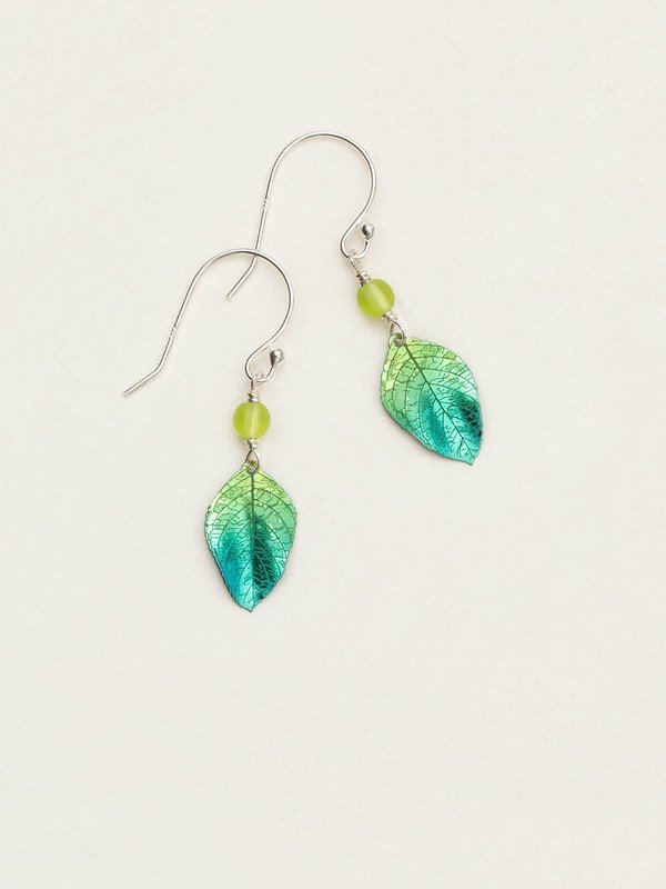 Holly Yashi Healing Leaf Earrings