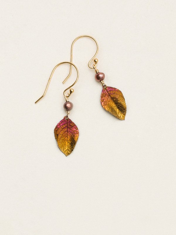 Holly Yashi Healing Leaf Earrings