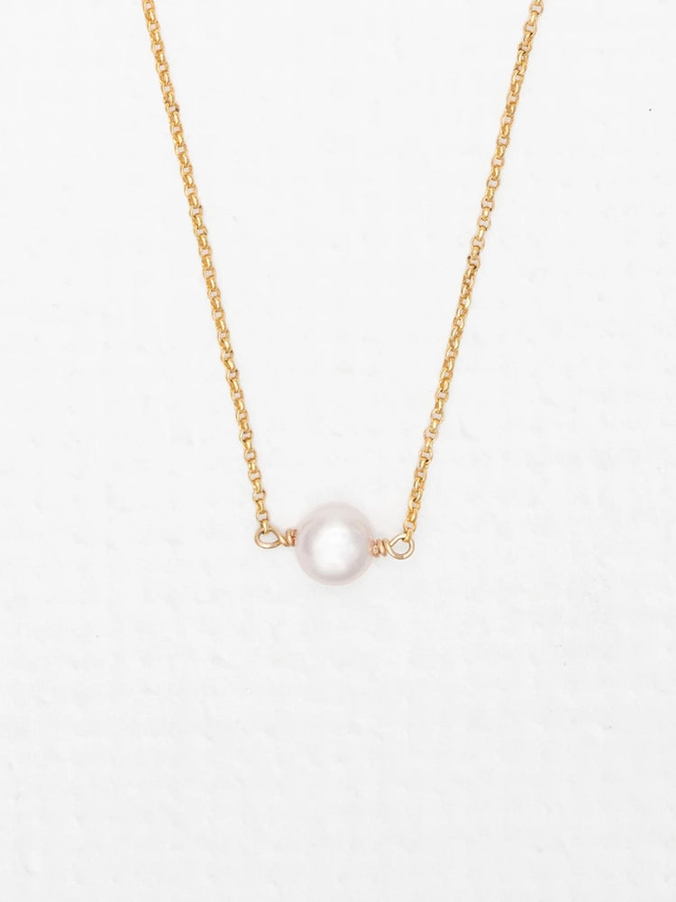 Holly Yashi Marina Pearl Necklace Cream/Gold