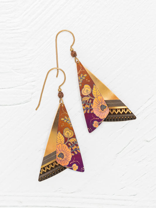 Holly Yashi All A Flutter Earrings- Amber Gold