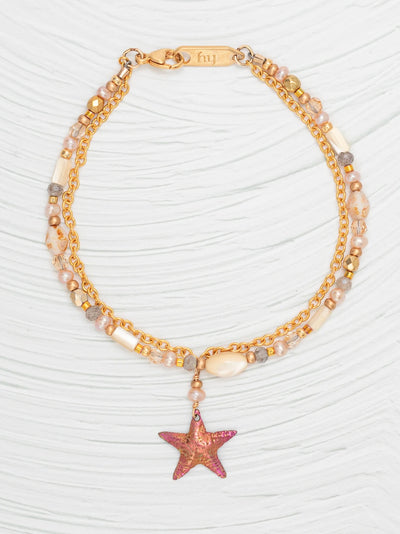 Holly Yashi Carmel Beaded Bracelet