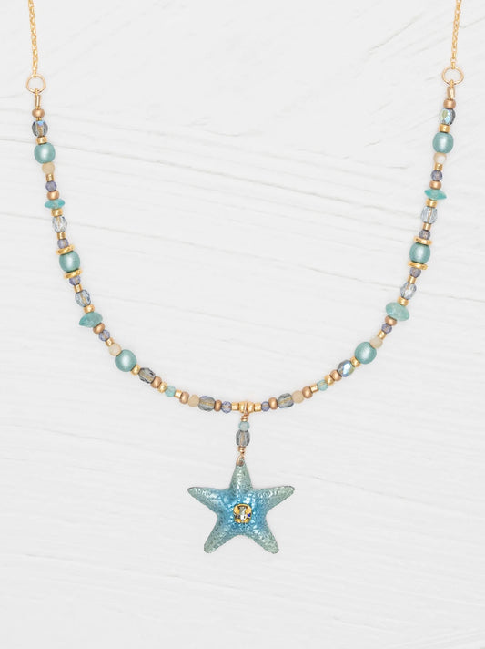 Holly Yashi Carmel Beaded Necklace
