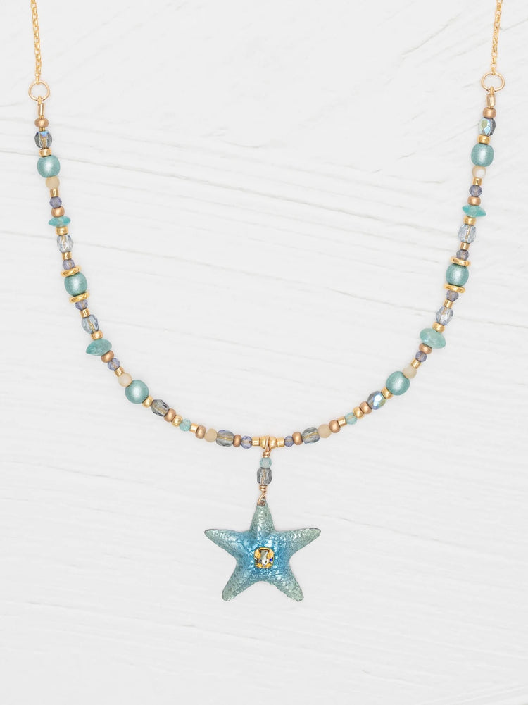 Holly Yashi Carmel Beaded Necklace