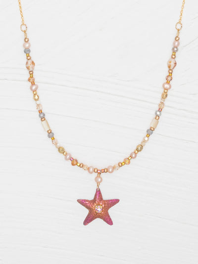 Holly Yashi Carmel Beaded Necklace