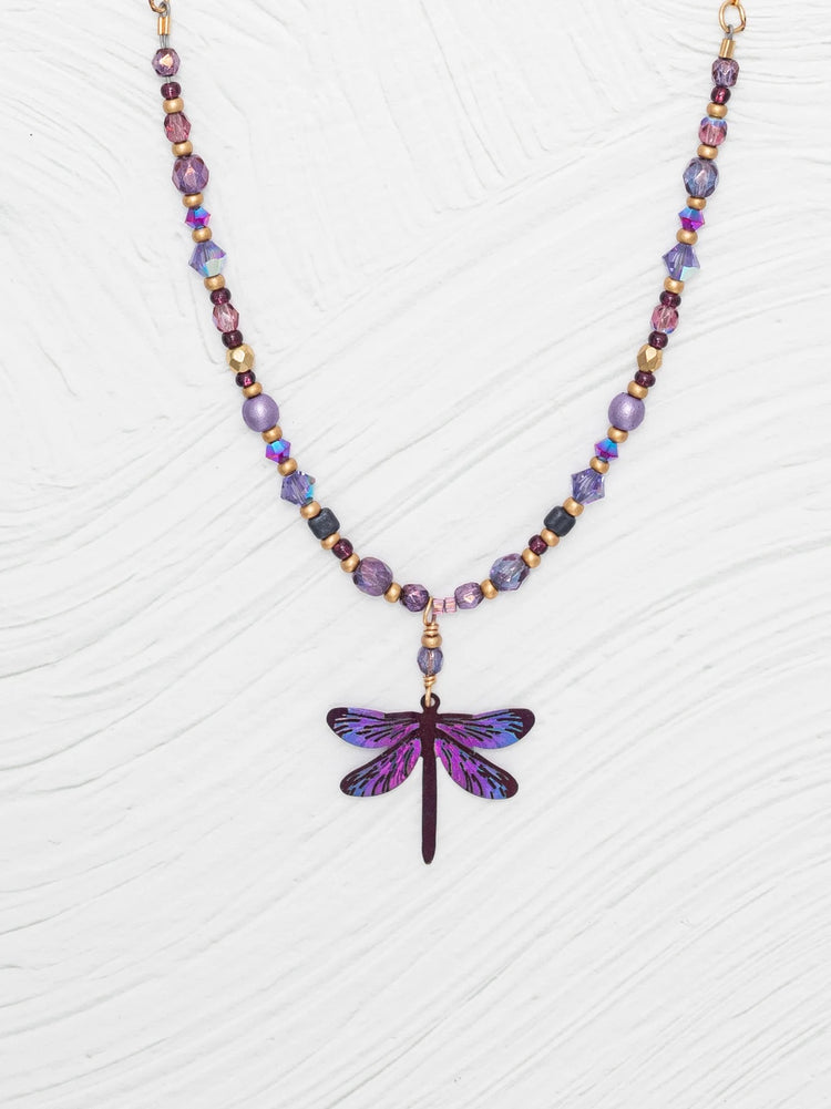 Holly Yashi Dragonfly Dreams Beaded Necklace
