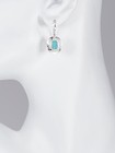 Holly Yashi Synergy Earrings - Aqua/Silver