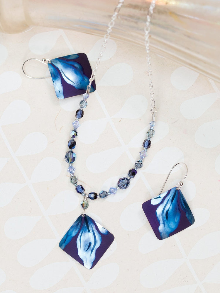 Desert Painter Beaded Necklace - Blue