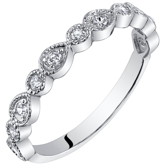Sterling Silver Classic Style Stackable Band