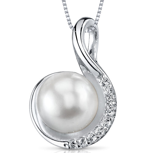 Sterling Silver Genuine Freshwater Pearl Pendant